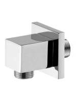 Deante Cascada szögletes zuhanycsatlakozó zuhanyszett nélkül, króm NAC055K