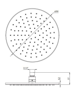 Deante Temisto falon belüli zuhanyrendszer, króm NAC_09QT