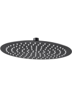 Deante Floks kerek esőztető, fekete NAC 203K