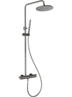 Deante Arnika állítható magasságú zuhanyrendszer, titanium NAC D1QK