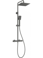 Deante falon kívüli termosztátos zuhanyrendszer, titánium NAC_D4HT