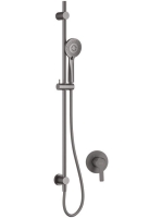 Deante Arnika falsík alatti csaptelep zuhanyszettel, titánium NAC_D9TP