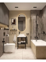 Deante Coriander zuhanyrendszer, fekete NAC_N1JM