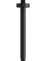 Deante Cascada mennyezeti zuhanykar 25 cm, matt fekete NAC N42K