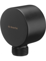 Deante Cascada kerek zuhanycsatlakozó zuhanyszett nélkül, fekete NAC N54K