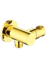 Deante Cascada zuhanycsatlakozó zuhanyfej tartóval, arany NAC Z57K