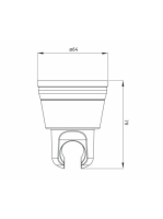 Deante Dalia öntapadós zuhanytartó NDD 021U