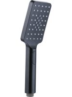 Deante Alpinia 3 funkciós szögletes kézizuhany, matt fekete NGA N51S