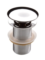 Deante Click-Clack kerek mosdó leeresztő túlfolyó nélkül, króm NHC 010A