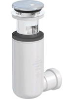 Deante Click-Clack kerek leeresztő modókhoz, felülről tisztítható szifonnal, króm NHC 010C