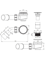 Deante Easy-Clean zuhanytálca szifon NHC_025C