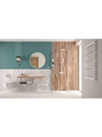 Deante kerek mosdószifon, fehér NHC A31K