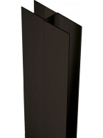 Deante hosszabbító profil 200 cm matt fekete zuhanyajtókhoz XKC00PN02