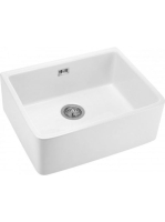 Deante Sabor kerámia mosogató túlfolyóval 59,5x47,5 cm, fehér ZCB_610K