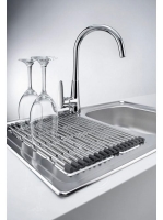 Deante Soul 1 medencés acél mosogató csepegtetővel 78x49 cm, szatén ZEO 0113