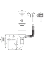 Deante Techno 1 medencés rozsdamentes acél mosogató 50x40 cm, szatén ZEU 010A