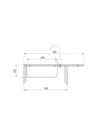 Deante Xylo rozsdamentes mosogató csepegtetővel, szatén ZEX 0113