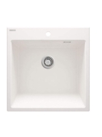 Deante Eridan félig beépíthető gránit mosogatótálca, alabástrom ZQE A10K