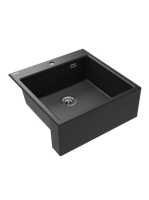 Deante Eridan félig beépíthető gránit mosogatótálca, grafit metál ZQE G10K