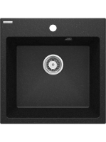Deante Evora 1 medencés gránit mosogató 50x50 cm, grafit ZQJ_2103