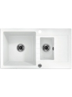 Deante Zorba 1,5 medencés gránit mosogató 76x44 cm csepegtetővel, alabástrom ZQZ A513