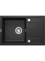 Deante Corio gránit mosogató csepegtetővel 67x44 cm, grafit ZRC_2113