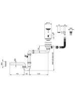 Deante Corio gránit mosogató csepegtetővel 67x44 cm, grafit ZRC_2113