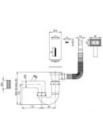 Deante szifon egymedencés acél mosogatókhoz túlfolyóval, króm ZXY 9921