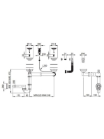 Deante Space-Saver szifon 1,5 és 2 medencés gránit mosogatókhoz, rozsdamentes acél ZXY 9973