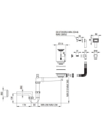 Deante Space Saver helytakarékos mosogatószifon 1 medencés mosogatóhoz, matt fekete ZXY_N949