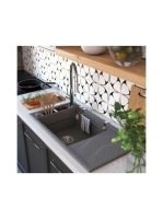 Deante konyhai szivacstartó kampó, csiszolt acél ZZM 010H