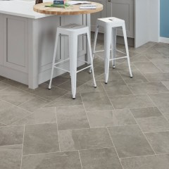 Designflooring Rubens Grey Riven Slate Vinyl ST16 padlólap