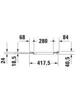 Duravit ME by Starck gyorskioldós és soft-close ülőke 0020190000