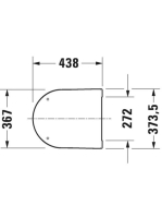 Duravit ME by Starck gyorskioldós és soft-close ülőke 0020190000