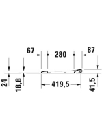 Duravit D-Neo Duroplast WC ülőke, fehér 0021610000