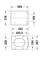 Duravit Vero Air WC-ülőke lassú záródású, alpin fehér 0022090000