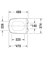 Duravit DuraStyle hosszított WC ülőke 0060510000