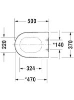 Duravit Darling New WC ülőke és fedél 0063320000