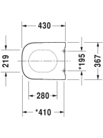 Duravit Happy D.2 Soft-Close WC ülőke 0064590000