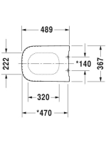 Duravit Happy D.2 Soft-Close WC ülőke 0064690099