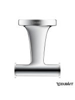 Duravit Starck T dupla ágú törölköző akasztó, króm 0099301000