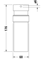 Duravit Starck T szappanadagoló, króm 0099351000