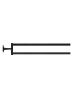 Duravit Starck T mozgatható törölközőtartó 39 cm, matt fekete 0099414600