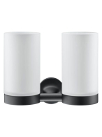 Duravit Starck T dupla pohártartó, matt fekete 0099484600