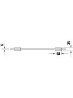 Duravit Karree fali üvegpolc 60 cm 0099501000