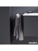 Duravit Karree dupla törölköző tartó 45 cm, króm 0099581000