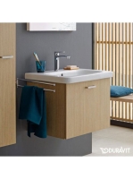 Duravit Karree dupla törölköző tartó 45 cm, króm 0099581000