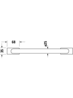 Duravit Karree kádkapaszkodó, króm 0099631000