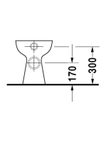 Duravit Duraplus gyerek álló WC csésze (Bambi) 0106090000