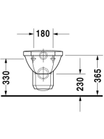 Duravit 1930 WonderGliss fali WC csésze 01820900001